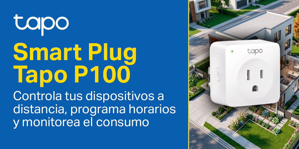 Smart Plug Tapo P100: controla tus dispositivos a distancia y monitorea el consumo