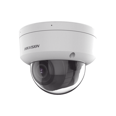 Cámara IP Hikvision 4MP AcuSense / Dual Light 40m / 2 Micrófonos / MicroSD