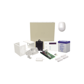 Kit Alarma Honeywell Cableado Completo / Panel + Sensor PIR + 2 Contactos + Sirena